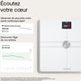 Voir la diapositive 2 : WITHINGS Pèse personne connecté Body Comp Blanc
