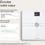 Voir la diapositive 2 : WITHINGS Pèse personne connecté Body Comp Blanc