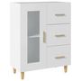 Voir la diapositive 2 : VIDAXL Buffet blanc 69,5x34x90 cm bois d'ingenierie
