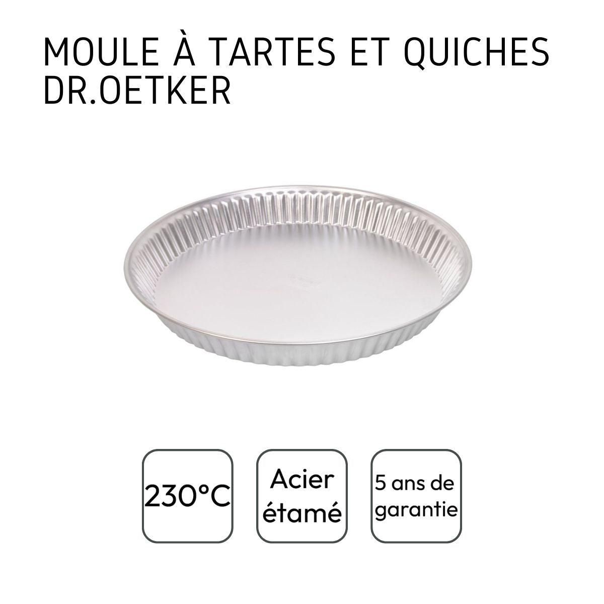 DR.OETKER Ensemble de 2 Moules à quiche lorraine 30 cm Dr. Oetker Classics