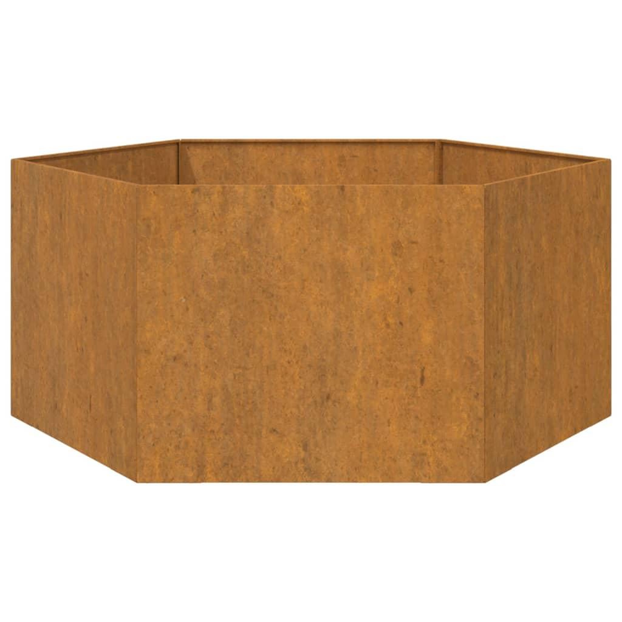 Voir la diapositive 5 : VIDAXL Jardiniere Rouille 90x90x45 cm Acier corten