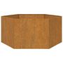 Voir la diapositive 5 : VIDAXL Jardiniere Rouille 90x90x45 cm Acier corten