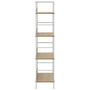 Voir la diapositive 4 : VIDAXL Bibliotheque a 4 niveaux chene 60x27,6x124,5 cm bois ingenierie