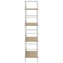 Voir la diapositive 4 : VIDAXL Bibliotheque a 4 niveaux chene 60x27,6x124,5 cm bois ingenierie