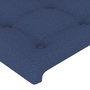 Voir la diapositive 5 : VIDAXL Tete de lit avec oreilles Bleu 83x16x78/88 cm Tissu