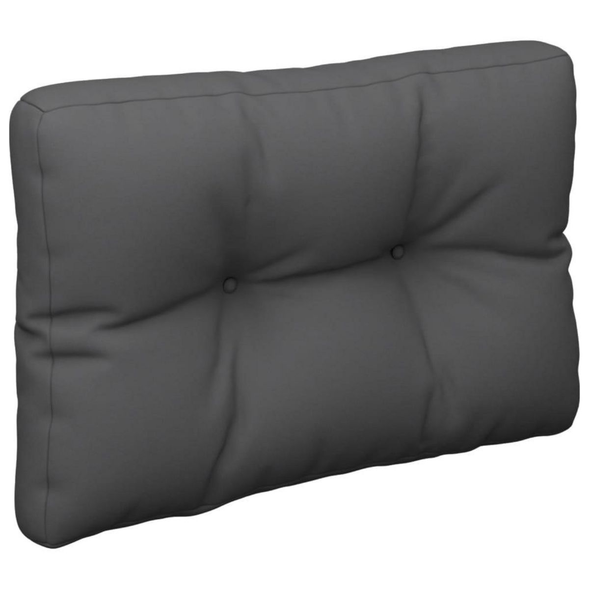 VIDAXL Coussin de palette anthracite 60x40x12 cm tissu