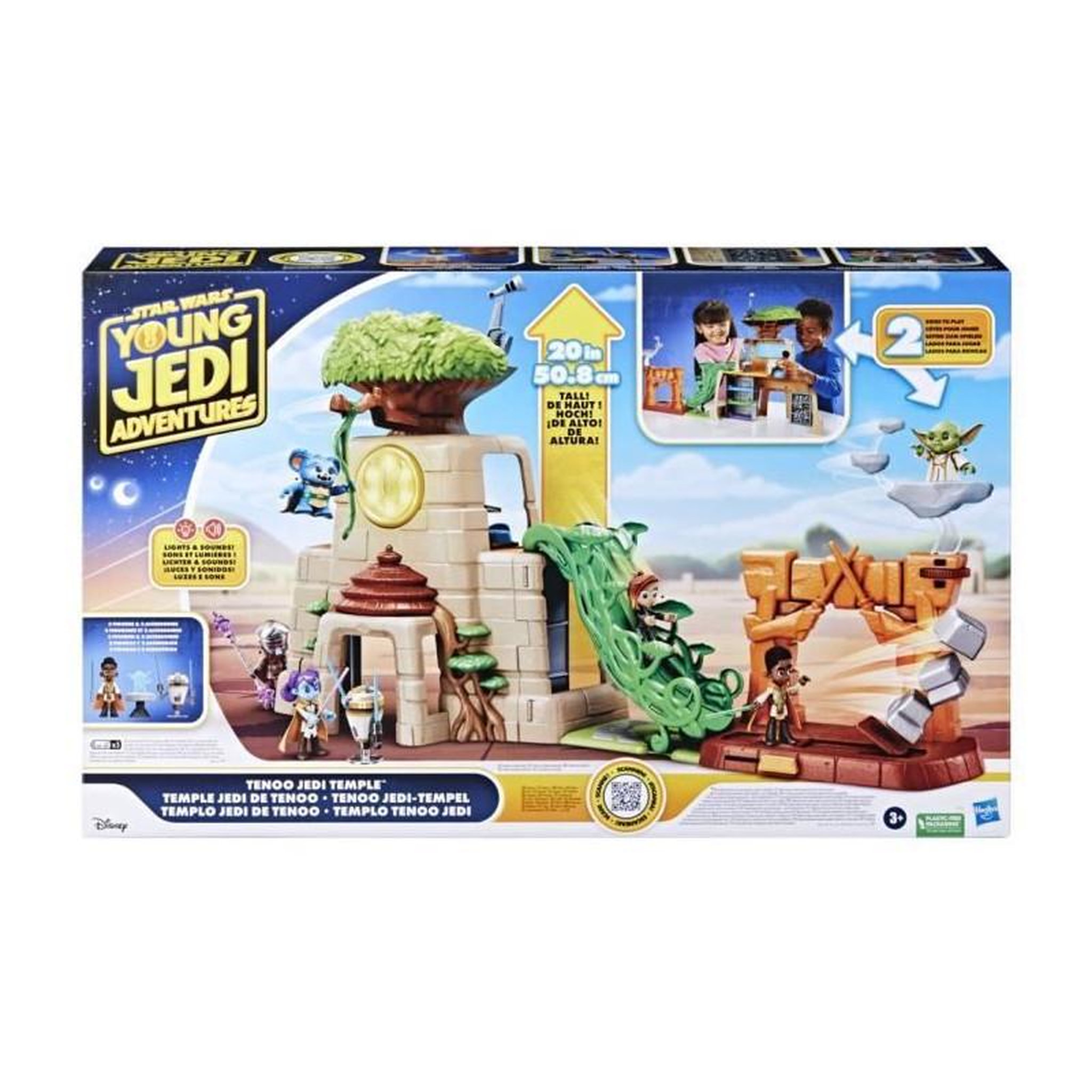 Voir la diapositive 5 : HASBRO Star Wars Young Jedi, Temple électronique et figurines