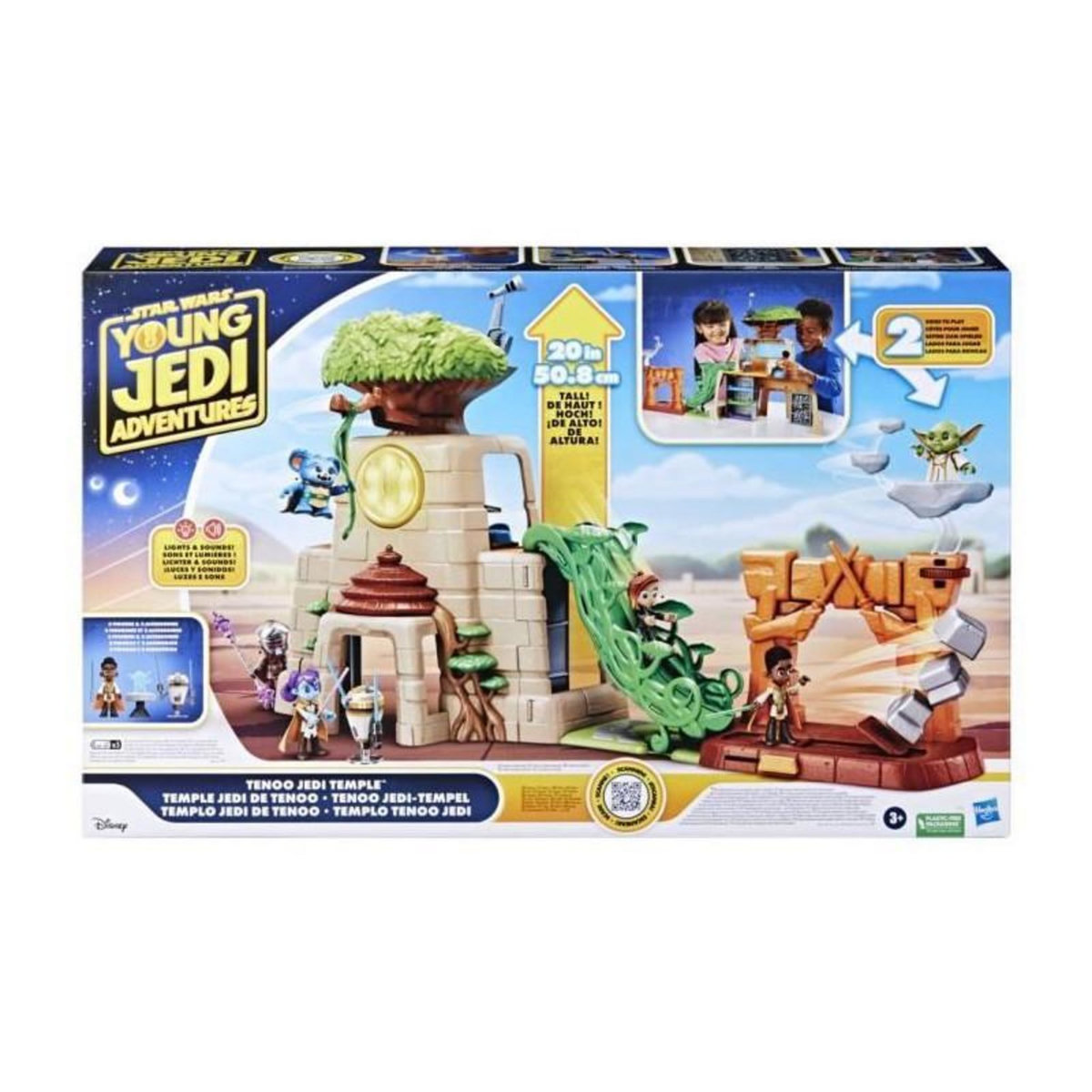 HASBRO Star Wars Young Jedi, Temple électronique et figurines