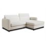 Voir la diapositive 6 : BEST MOBILIER Sagada - canapé d'angle droit 4 places - convertible avec coffre et têtières - en tissu bouclette
