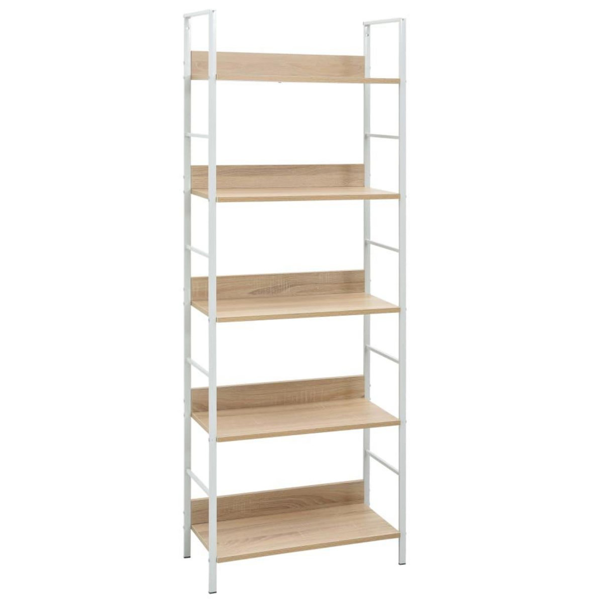 VIDAXL Bibliotheque a 5 niveaux chene 60x27,6x158,5 cm bois ingenierie