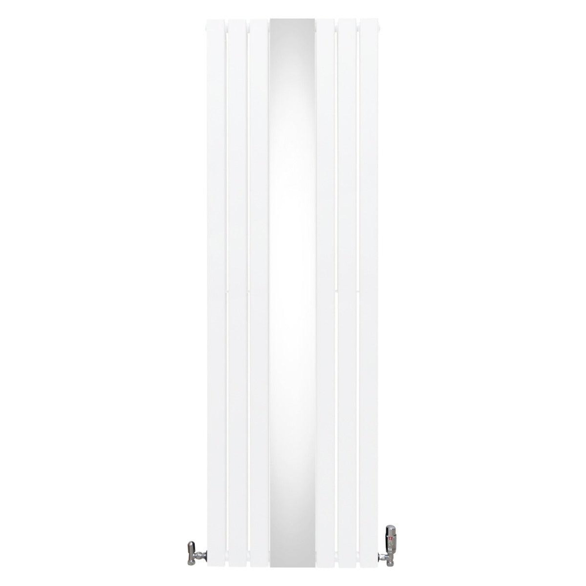 Voir la diapositive 2 : MONSTERSHOP Radiateur plat à miroir & vannes, 2 panneaux - 1800 x 565 mm