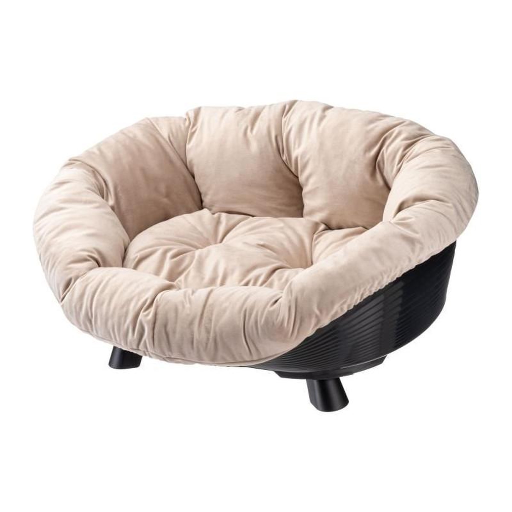 Voir la diapositive 5 : Ferplast Corbeille - FERPLAST - SOFA THRONE 6 - Avec coussin - Noir