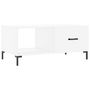 Voir la diapositive 2 : VIDAXL Table basse blanc 90x50x40 cm bois d'ingenierie