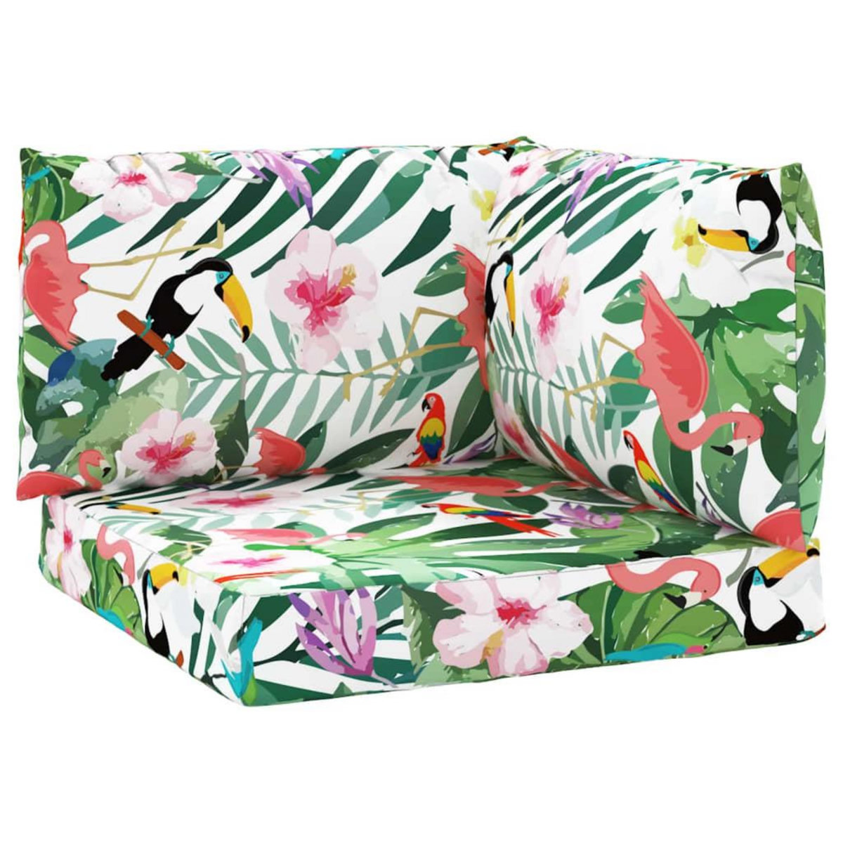 VIDAXL Coussins de palette lot de 3 multicolore tissu Oxford