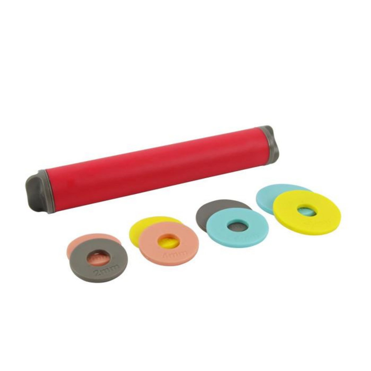 Paris Prix Rouleau à Pâtisserie  Ajustable  31cm Rouge