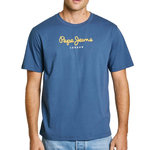 Pepe Jeans T-shirt Bleu Homme Pepe jeans Eggo AQW. Coloris disponibles : Bleu