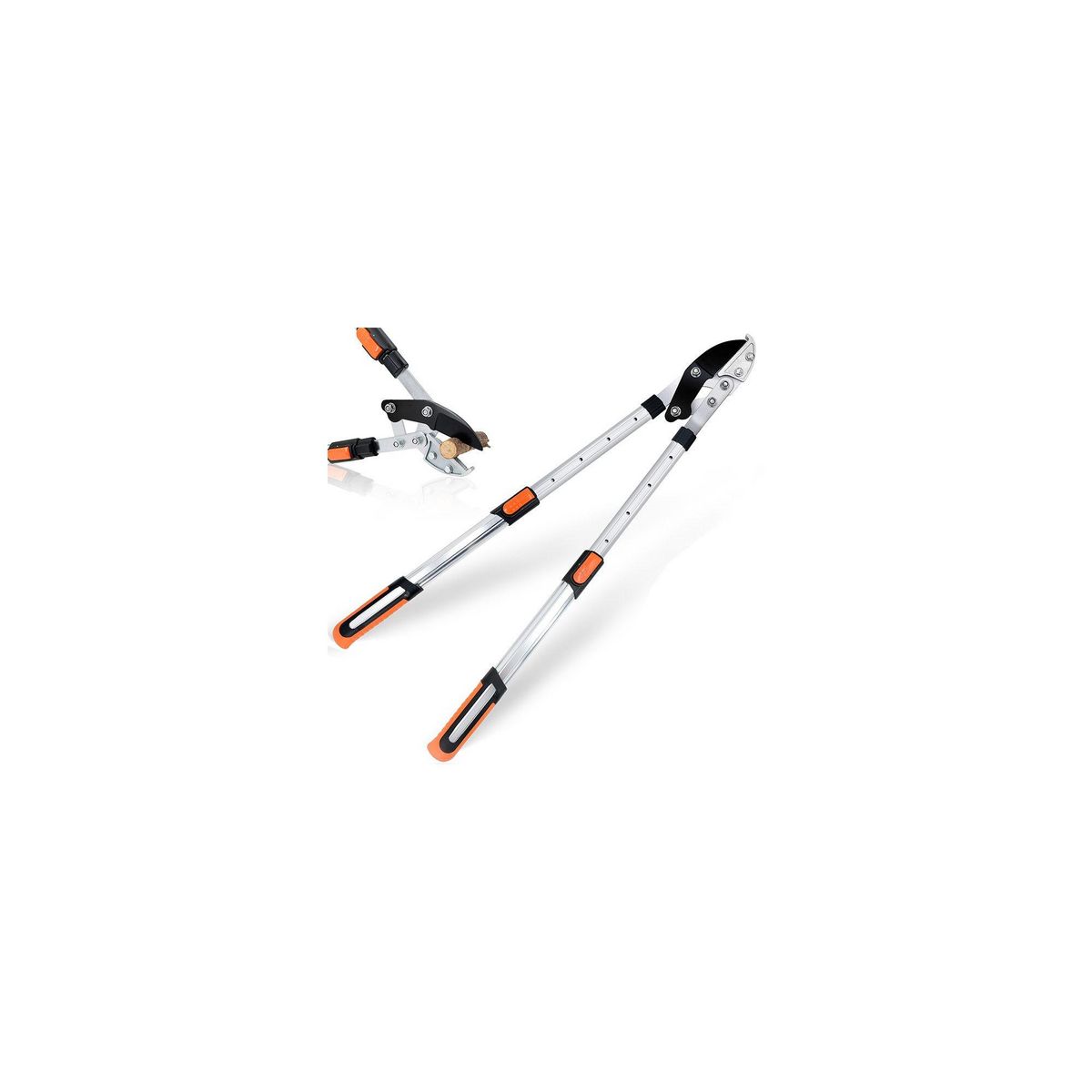 SUAN Coupe branche lame enclume - Suan - Manche télescopique - Dimensions : 87 x 34 cm