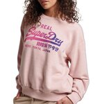 SUPERDRY Sweat  Femme Superdry Tonal Graphic. Coloris disponibles : Rose