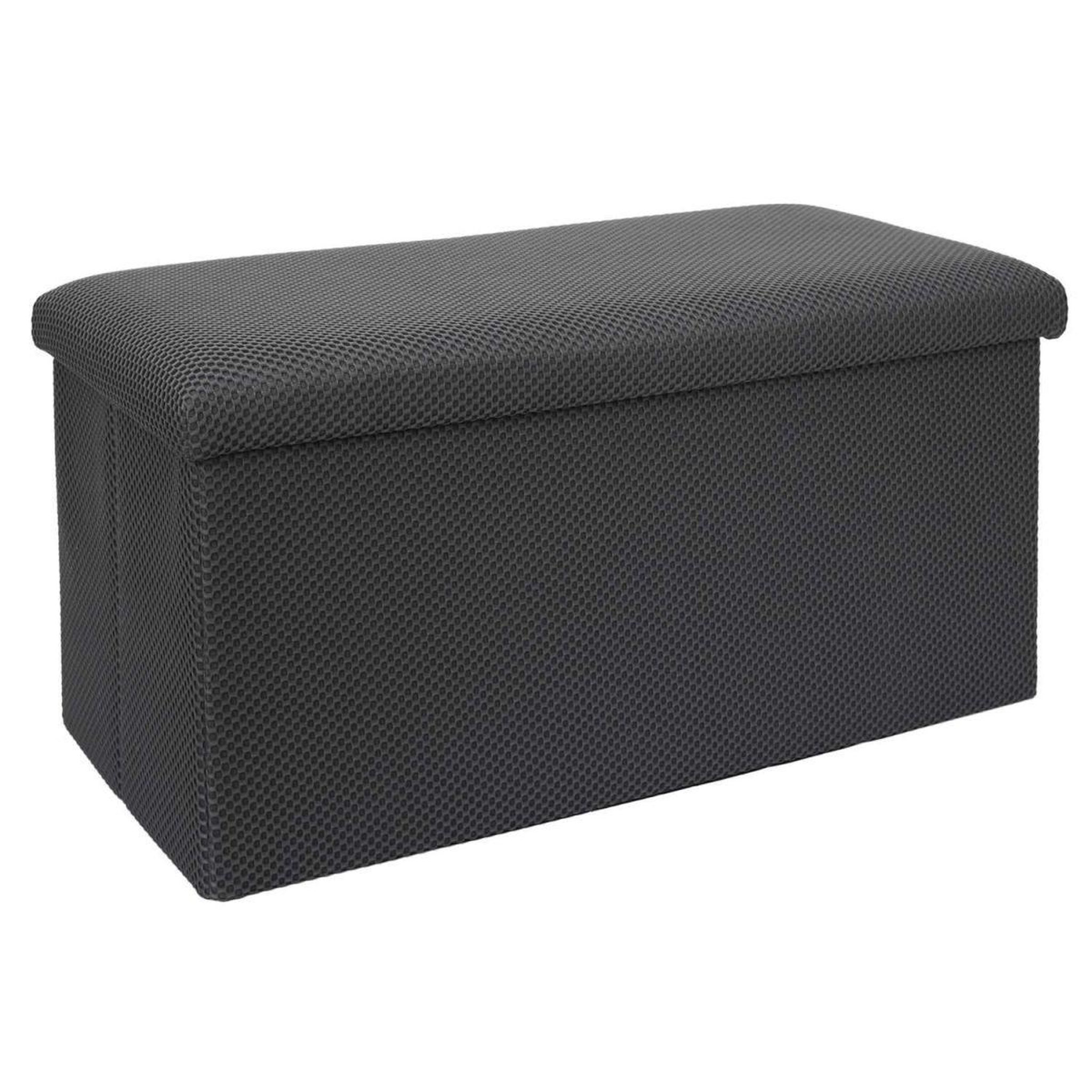 The Home Deco Factory Banquette coffre pliable  atome  76cm gris