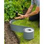 Voir la diapositive 5 : NATURE Bordure de jardin - PE recyclé épaisseur 3 mm, gris - H15 cm x 40 m
