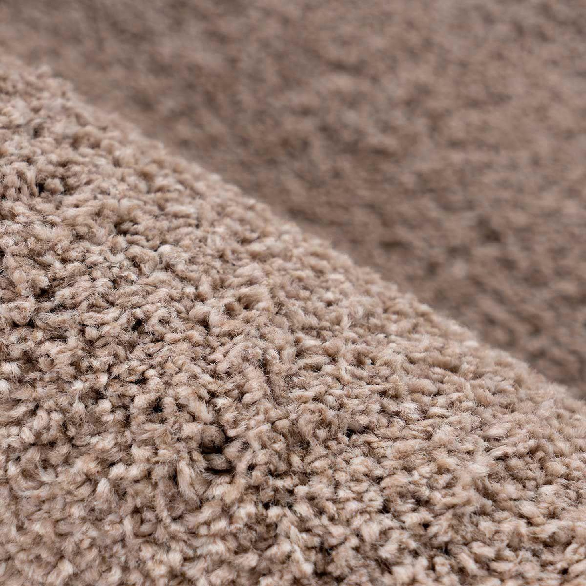 Voir la diapositive 3 : Paris Prix Tapis Tissé Shaggy à Poils Longs  Nila  Taupe