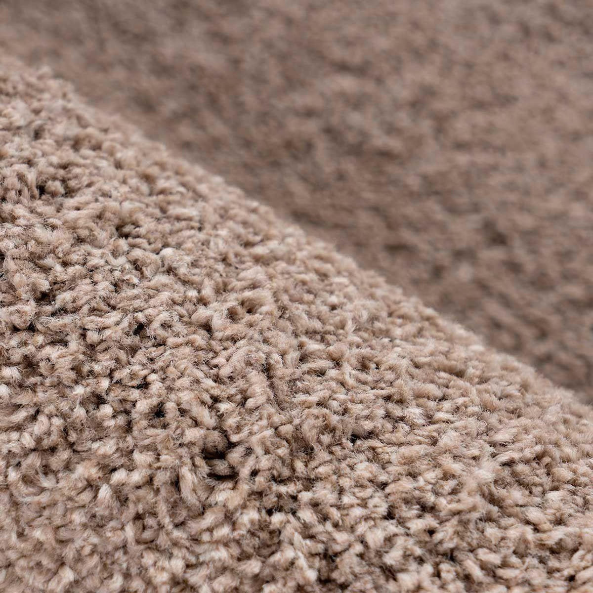 Paris Prix Tapis Tissé Shaggy à Poils Longs  Nila  Taupe