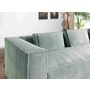 Voir la diapositive 4 : LISA DESIGN Stella - canapé d'angle - en velours côtelé - 4 places -style contemporain - droit