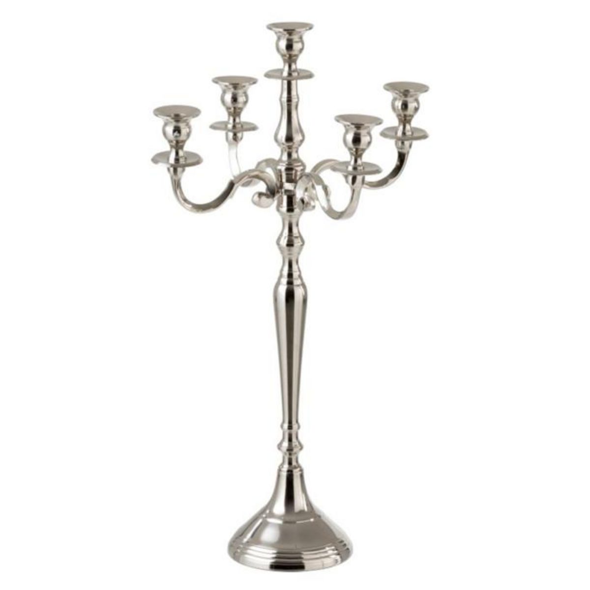 Paris Prix Chandelier 5 Têtes Design  Classic  63cm Argent