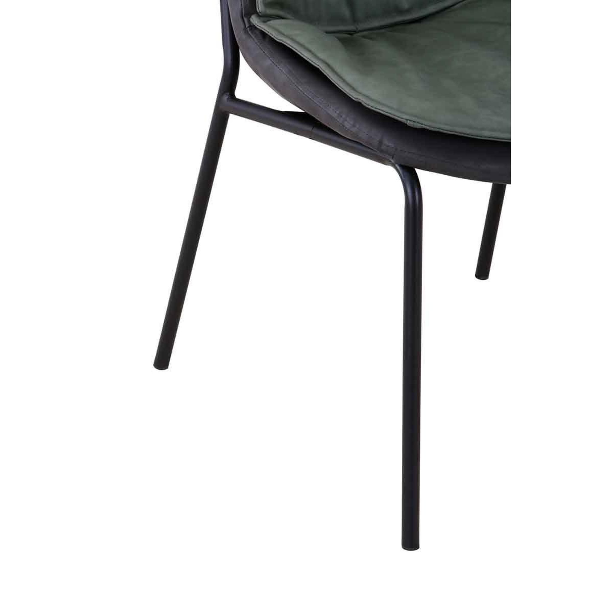 Voir la diapositive 6 : Paris Prix Chaise design  brady  84cm vert & gris foncé