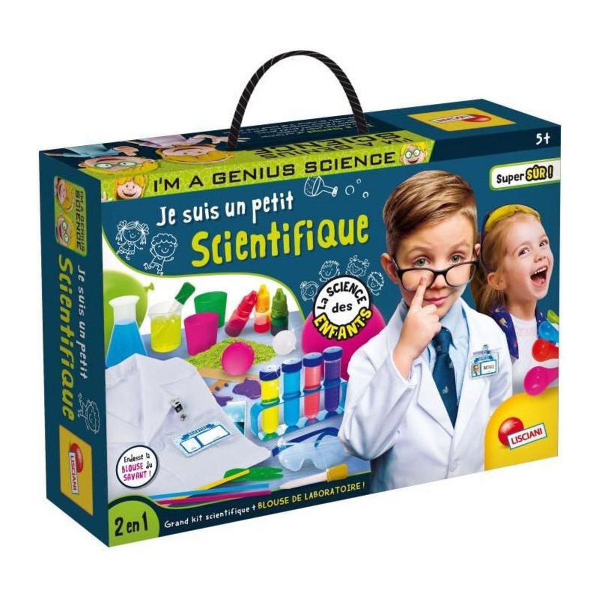 LISCIANI GIOCHI Génius Science - Je suis un petit scientifique - a partir de 5 ans - LISCIANI