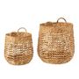 Voir la diapositive 2 : Paris Prix Lot de 2 Paniers Déco  Compact  46cm Beige