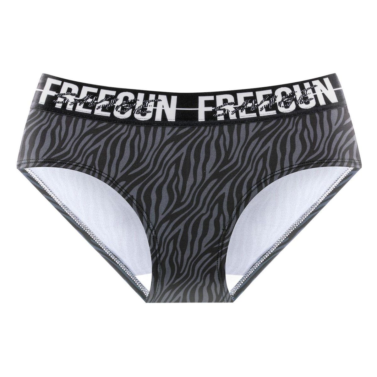 FREEGUN Lot de 4 culottes femme Leopard
