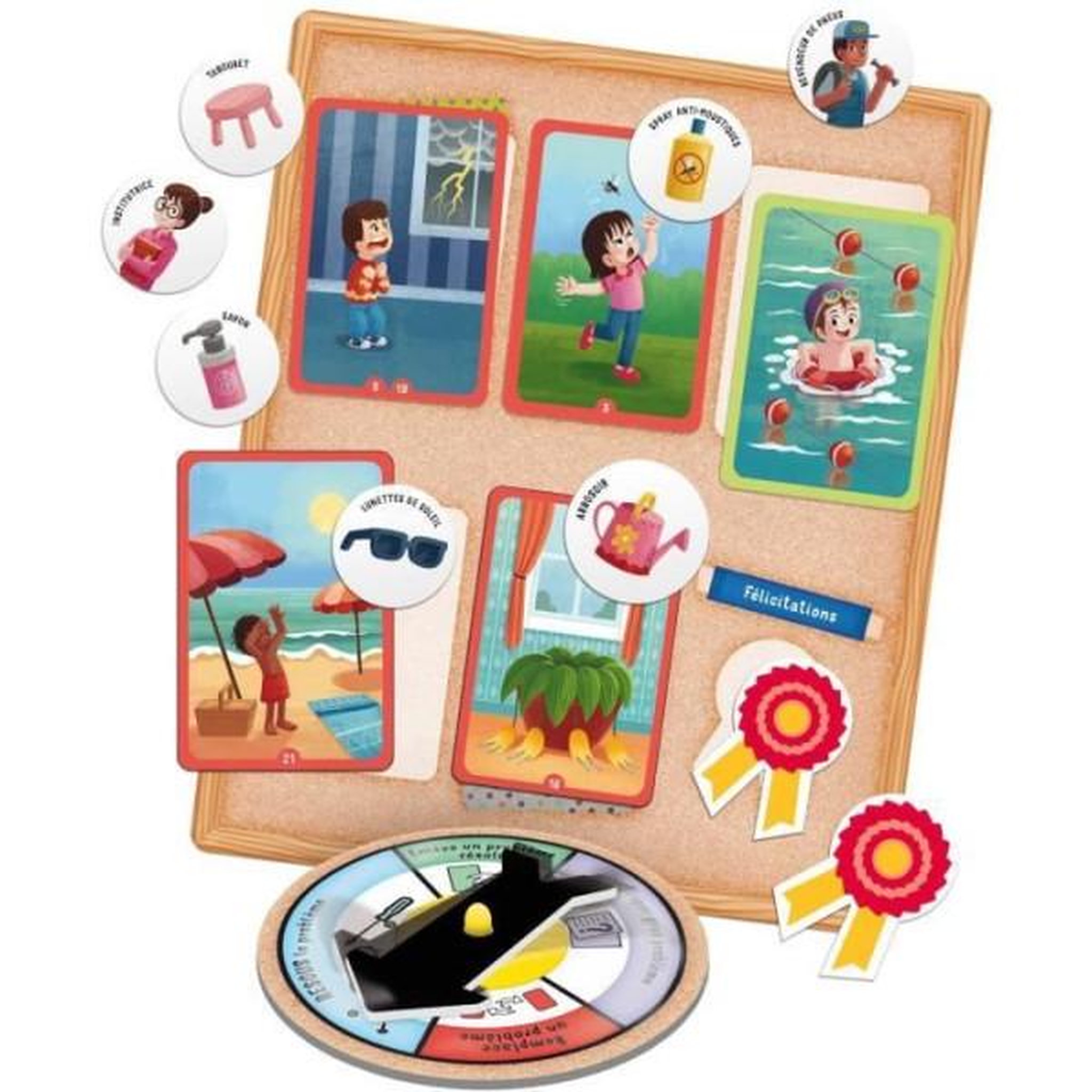 Voir la diapositive 5 : LISCIANI GIOCHI Résolution des problemes - jeu de plateau - life skills - plateau illustré