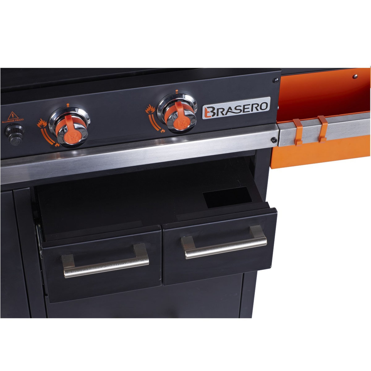 BRASERO Cusine d'extérieur plancha gaz 4 brûleurs BENITA