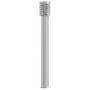 Voir la diapositive 4 : VIDAXL Lampadaires d'exterieur 3 pcs argente 110 cm acier inoxydable