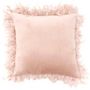 Voir la diapositive 1 : Paris Prix Coussin Déco Plumes  Marlina  40x40cm Nude