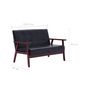 Voir la diapositive 6 : VIDAXL Ensemble de canapes 2 pcs Noir Similicuir