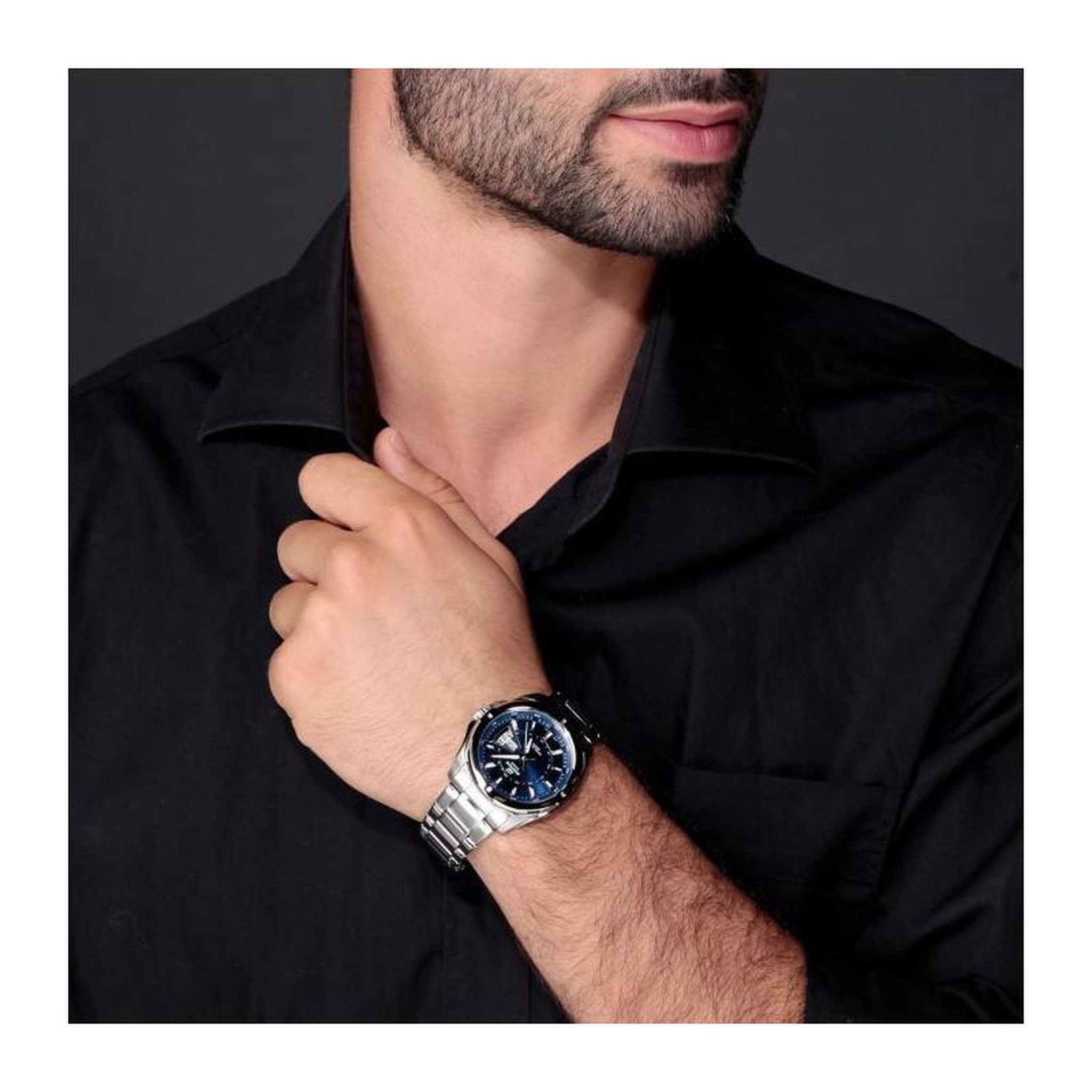 Voir la diapositive 2 : CASIO CASIO Montre Analogique EF129D2AVEF Homme