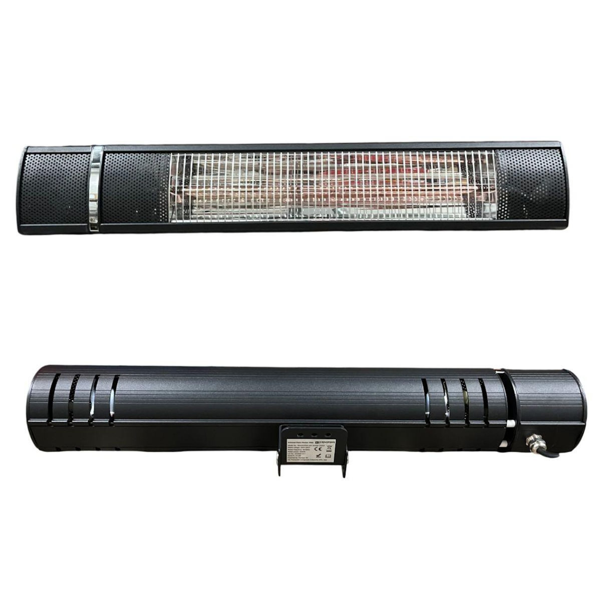 Kemper Chauffage Électrique Infrarouge 2000W + Télécommande - Chauffage Mural Protection IP65 Intérieur Extérieur Kemper