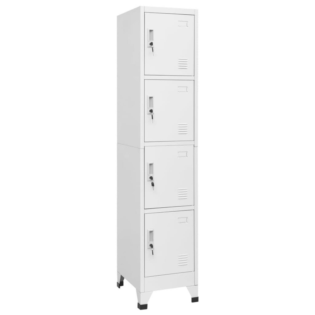VIDAXL Armoire a casier avec 4 compartiments 38x45x180 cm
