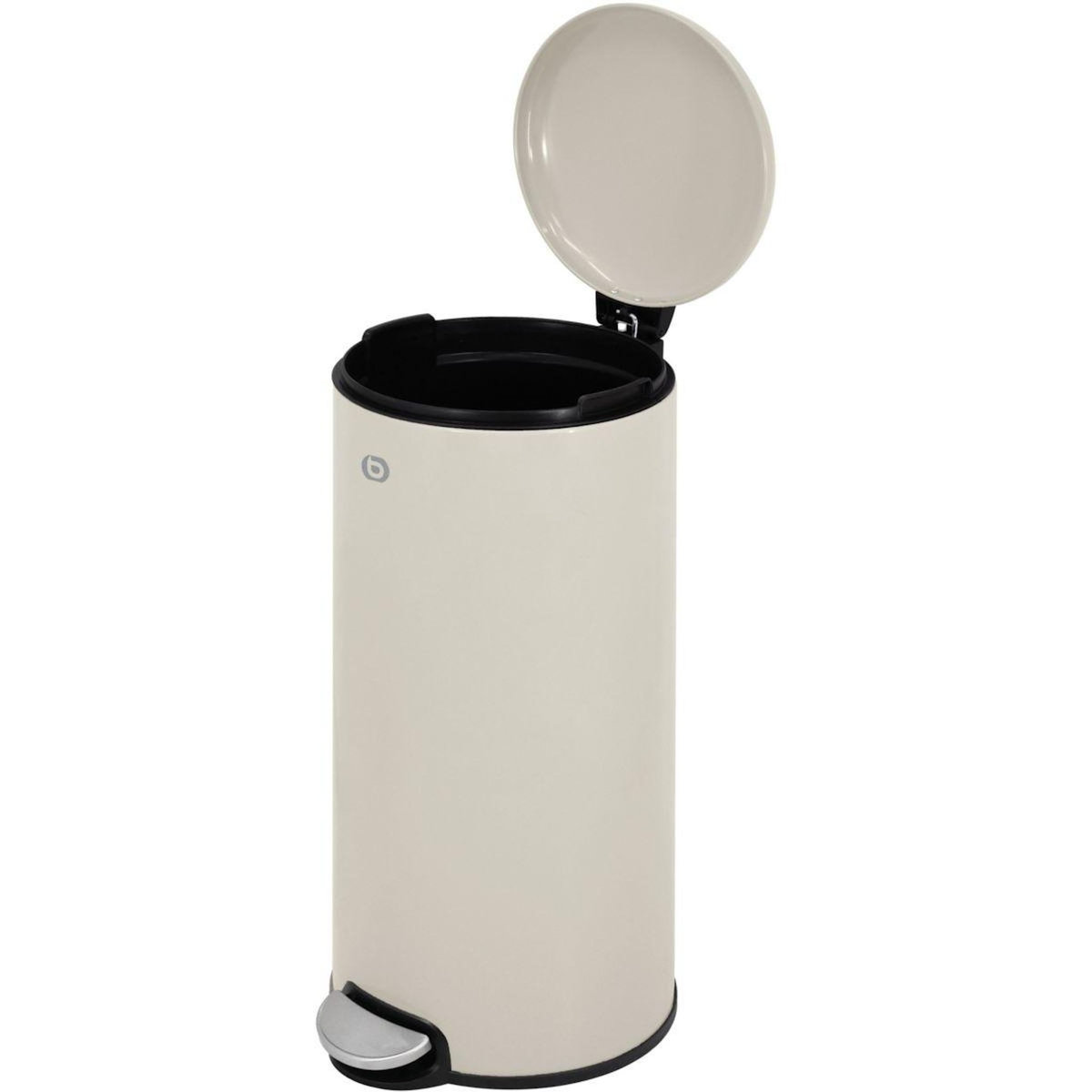 ESSENTIEL B Poubelle de cuisine manuelle 30L Beige