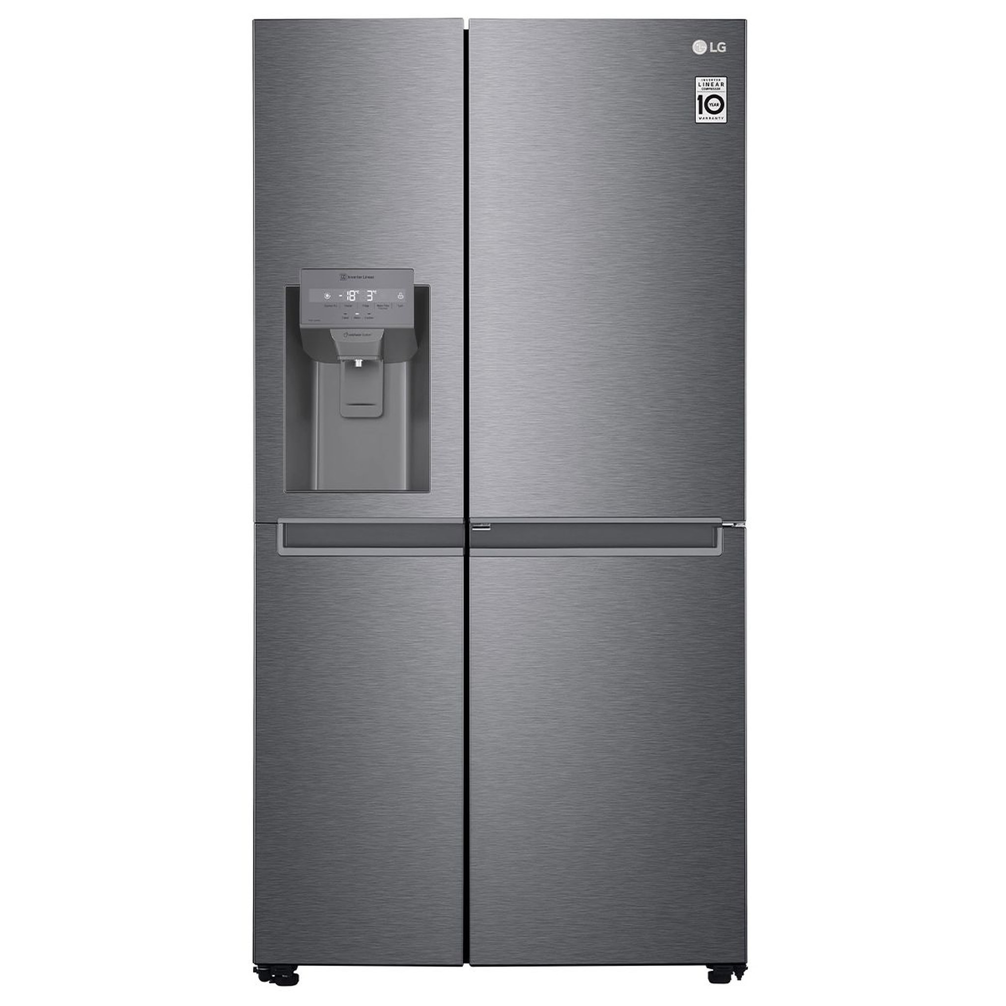 Voir la diapositive 1 : LG Réfrigérateur Américain GSJV30DSXF