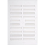 CENTRALE BRICO Grille d'aération abs naturel, L.19.3 x l.28.9 cm