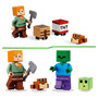 Voir la diapositive 6 : LEGO Minecraft 21240 Aventures dans le Marais, Jouet de Construction, avec Figurines Alex et Zombie dans le Biome