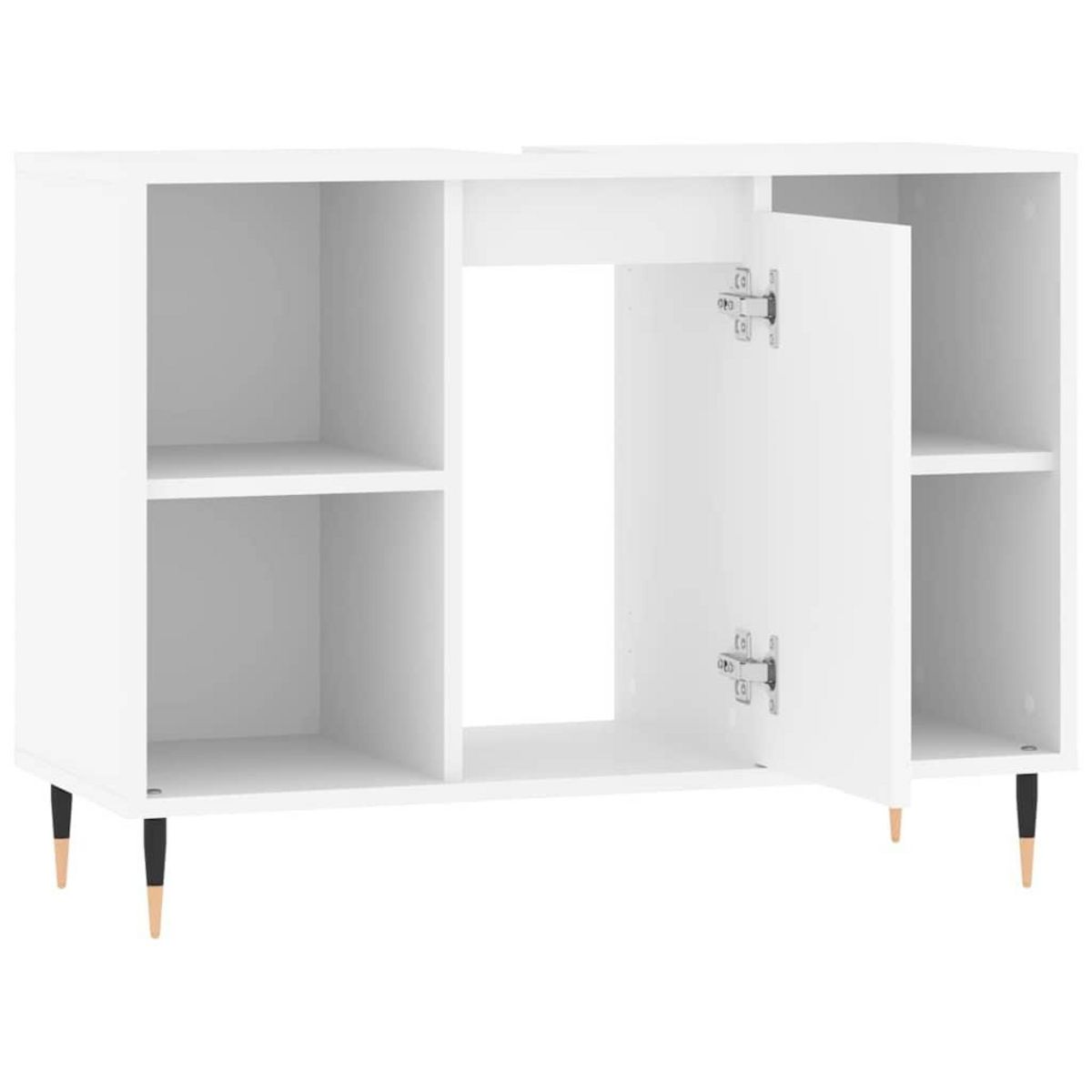 VIDAXL Armoire de salle de bain blanc 80x33x60 cm bois d'ingenierie
