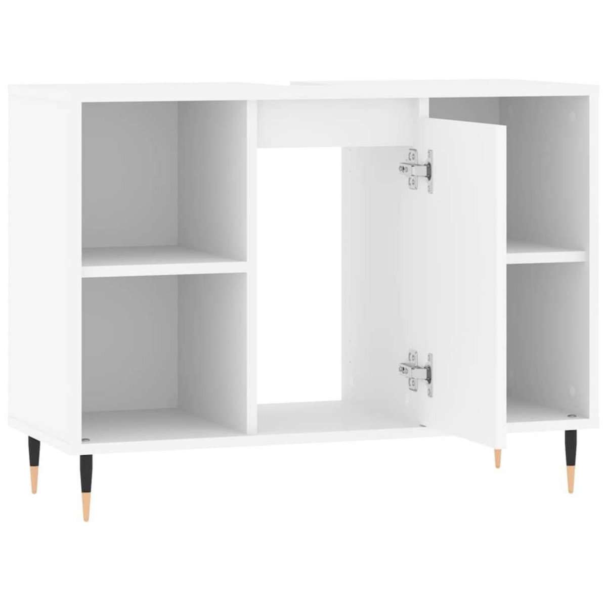 VIDAXL Armoire de salle de bain blanc 80x33x60 cm bois d'ingenierie