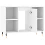 Voir la diapositive 5 : VIDAXL Armoire de salle de bain blanc 80x33x60 cm bois d'ingenierie