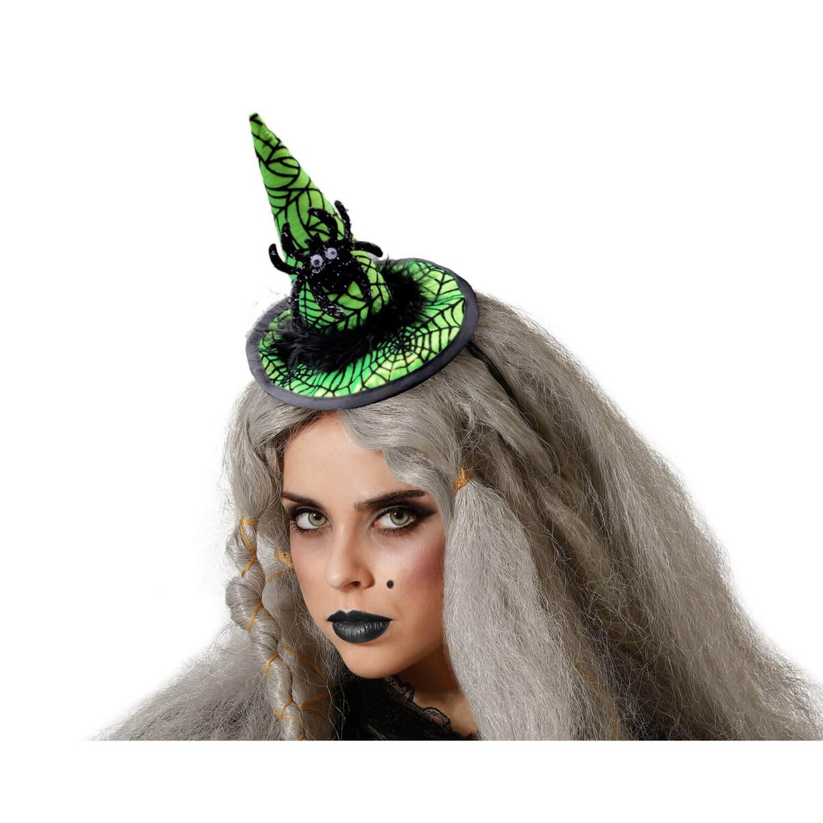 ATOSA Serre-Tête chapeau de sorcière vert - Femme