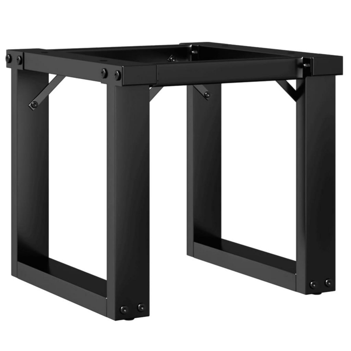 VIDAXL Pieds de table basse cadre en O 40x40x33 cm acier