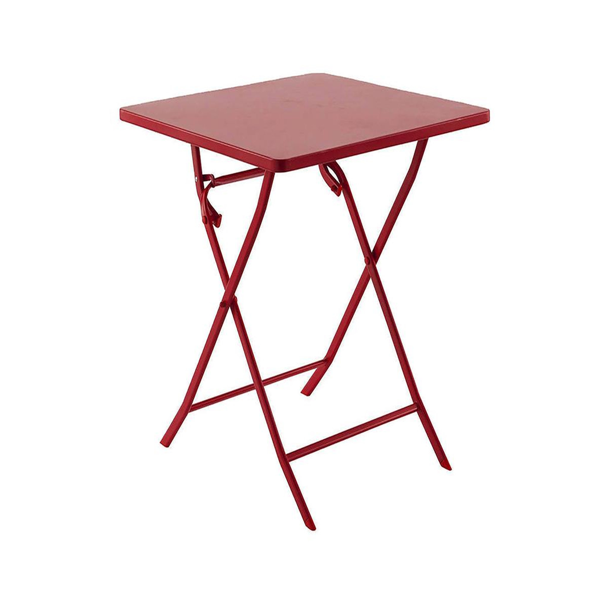 HESPERIDE Table de jardin carrée Greensboro 70 x 70 cm Groseille - Hespéride